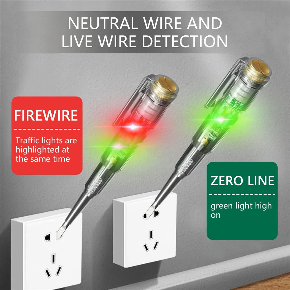 Intelligent Voltage Tester Pen AC Non-contact Induction Test Pencil Voltmeter Power Detector Electrical Screwdriver Intelligent Voltage Tester Pen AC Non-contact Induction Test Pencil Voltmeter Power Detector Electrical Screwdriver