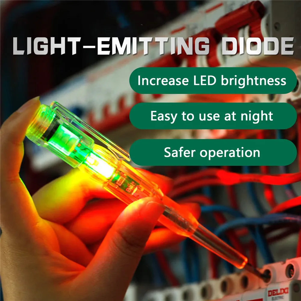 Intelligent Voltage Tester Pen AC Non-contact Induction Test Pencil Voltmeter Power Detector Electrical Screwdriver Intelligent Voltage Tester Pen AC Non-contact Induction Test Pencil Voltmeter Power Detector Electrical Screwdriver