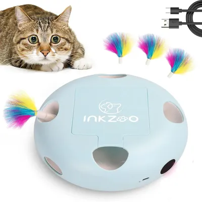 Interactive Cat Toy for Indoor Cats Smart Interactive Kitten Toy Automatic 7 Holes Mice Whack-A-Mole Interactive Cat Toy for Indoor Cats Smart Interactive Kitten Toy Automatic 7 Holes Mice Whack-A-Mole