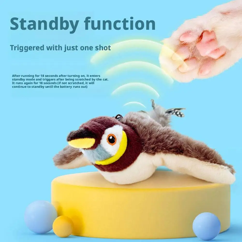 Interactive Flying Bird Cat Toy (with Catnip) Toy Flapping Bird Cat Toy Flying Interactive Flapping Chirping Bird Cat Interactive Flying Bird Cat Toy (with Catnip) Toy Flapping Bird Cat Toy Flying Interactive Flapping Chirping Bird Cat