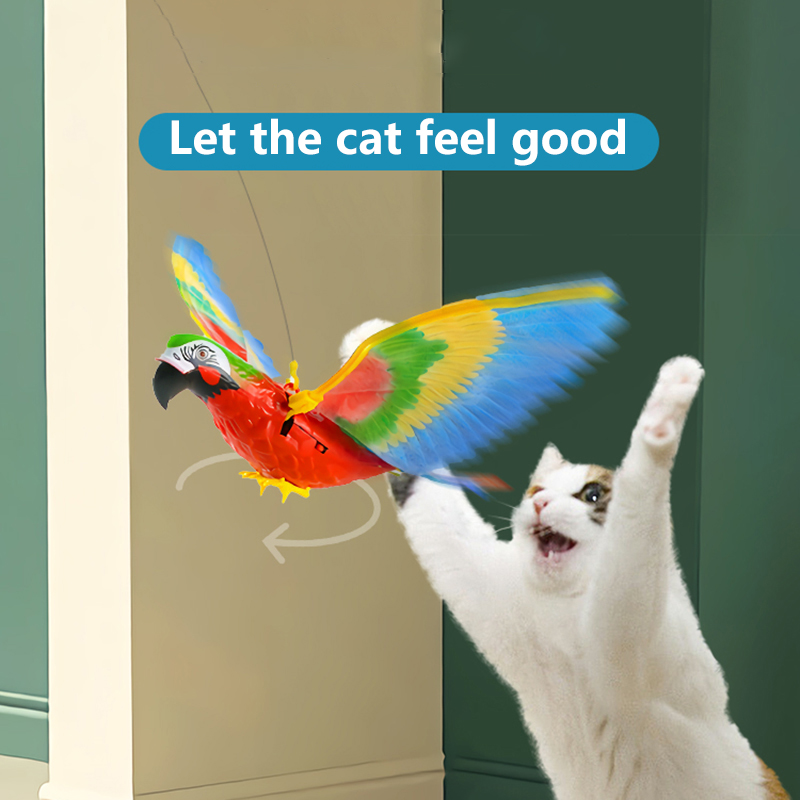 Interactive Flying Bird Toy for Cat