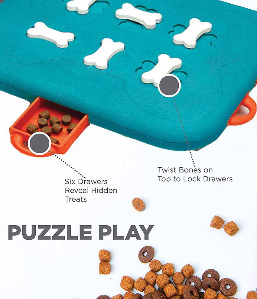 Interactive Puzzle Dog Feeder