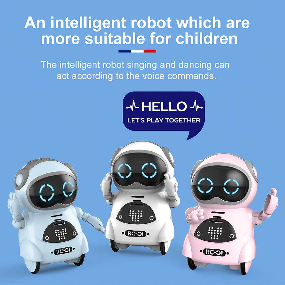 Interactive Robot Pocket Mini Toy Interactive Robot Pocket Mini Toy