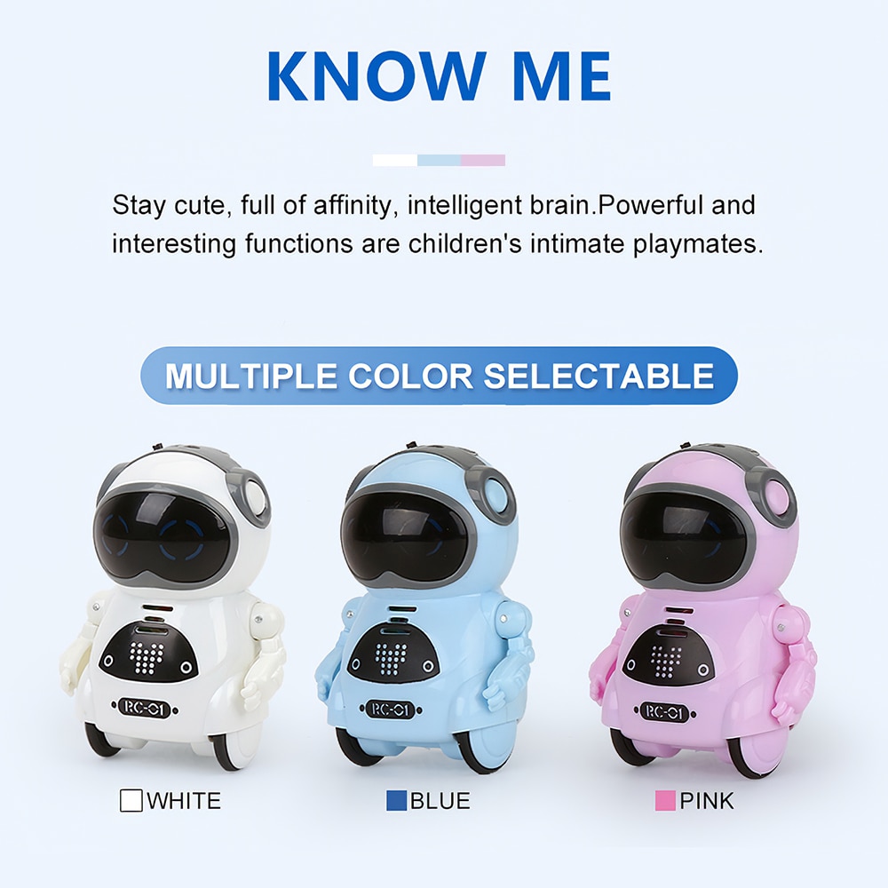 Interactive Robot Pocket Mini Toy Interactive Robot Pocket Mini Toy