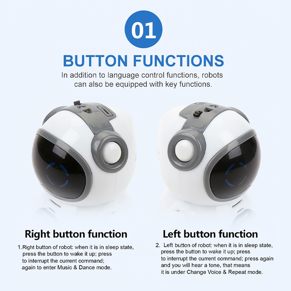 Interactive Robot Pocket Mini Toy Interactive Robot Pocket Mini Toy