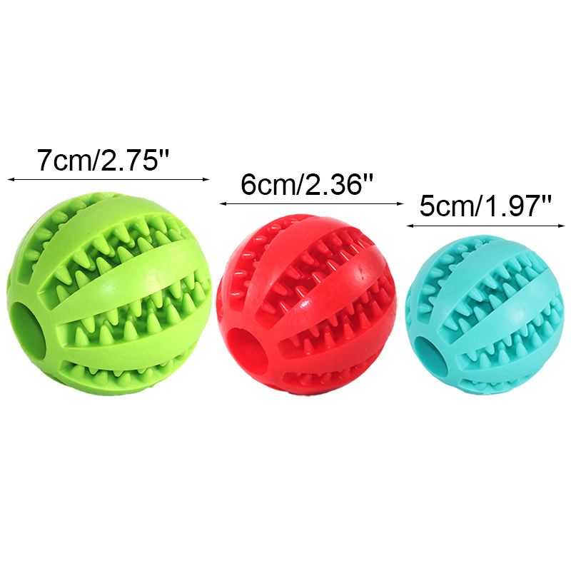 Interactive Rubber Dog Treat Ball Dispenser Interactive Rubber Dog Treat Ball Dispenser