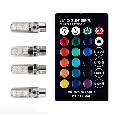 Interior Car Lights LED Remote Bulbs (Set of 4) Interior Car Lights LED Remote Bulbs (Set of 4)