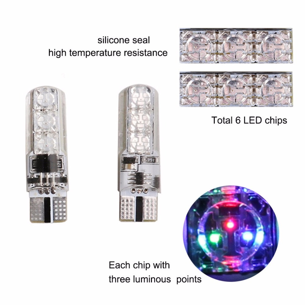 Interior Car Lights LED Remote Bulbs (Set of 4) Interior Car Lights LED Remote Bulbs (Set of 4)