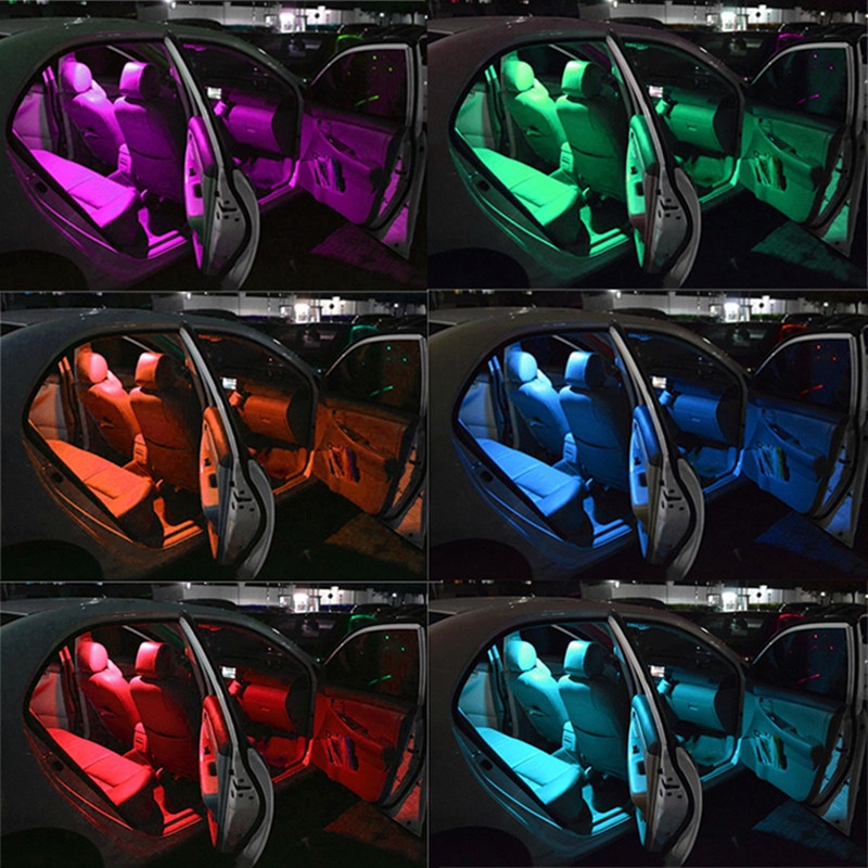 Interior Car Lights LED Remote Bulbs (Set of 4) Interior Car Lights LED Remote Bulbs (Set of 4)