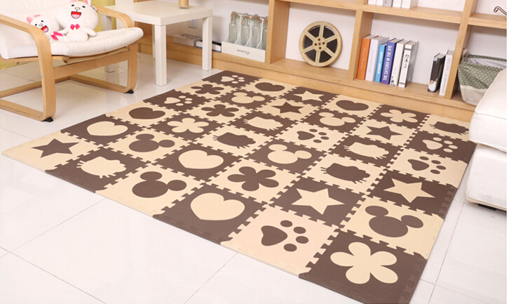Interlocking Mats Puzzle Tiles (10Pcs)