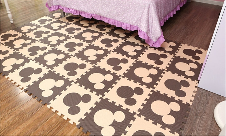 Interlocking Mats Puzzle Tiles (10Pcs)