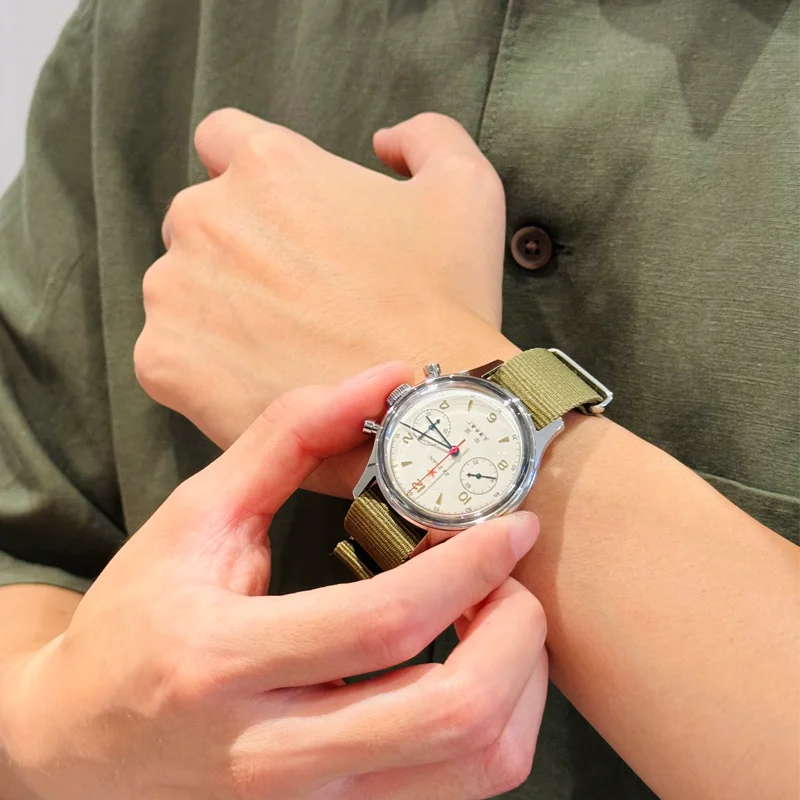 International Edition Men's Mechanical Watch Pilot Clock ST1901 Retro Chronograph Wristwatch Air Force Aviation International Edition Men's Mechanical Watch Pilot Clock ST1901 Retro Chronograph Wristwatch Air Force Aviation