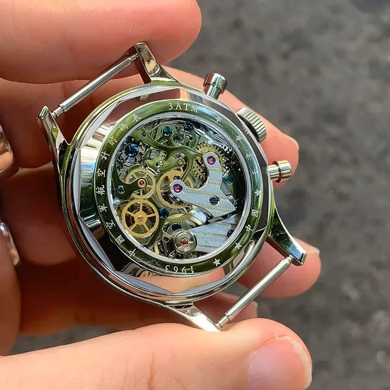 International Edition Men's Mechanical Watch Pilot Clock ST1901 Retro Chronograph Wristwatch Air Force Aviation International Edition Men's Mechanical Watch Pilot Clock ST1901 Retro Chronograph Wristwatch Air Force Aviation