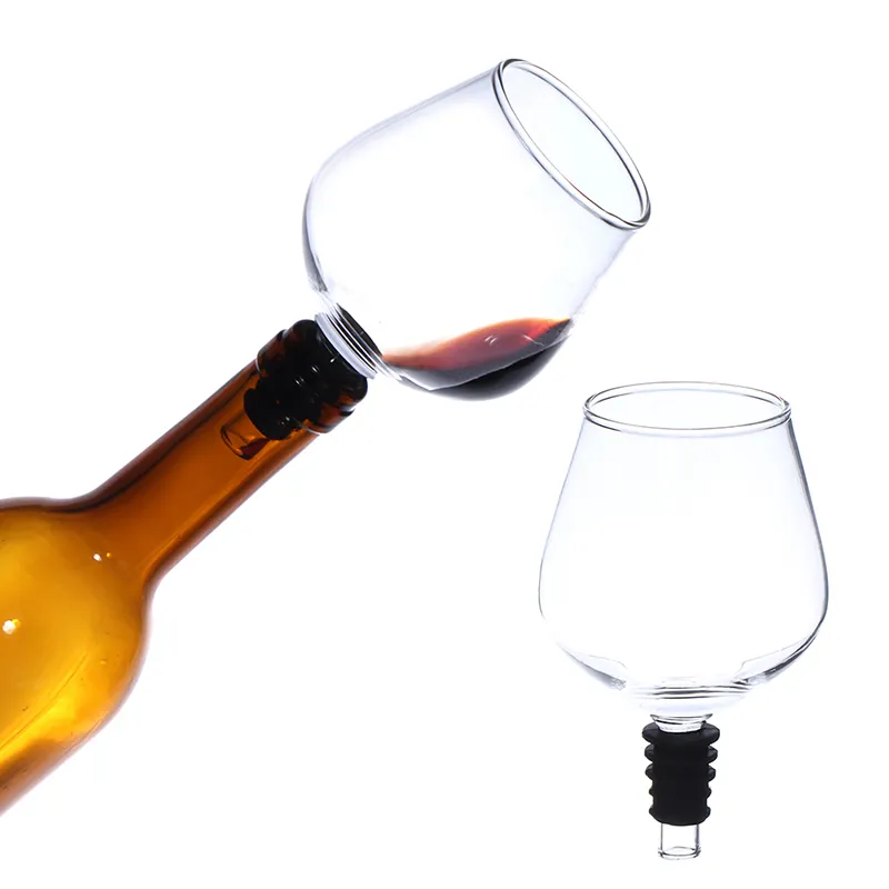 Into Your Wine Bottle The Red Wine Glass To Wine Glass Topper Glass That Insert Red Wine Champagne Glass Cup with Into Your Wine Bottle The Red Wine Glass To Wine Glass Topper Glass That Insert Red Wine Champagne Glass Cup with