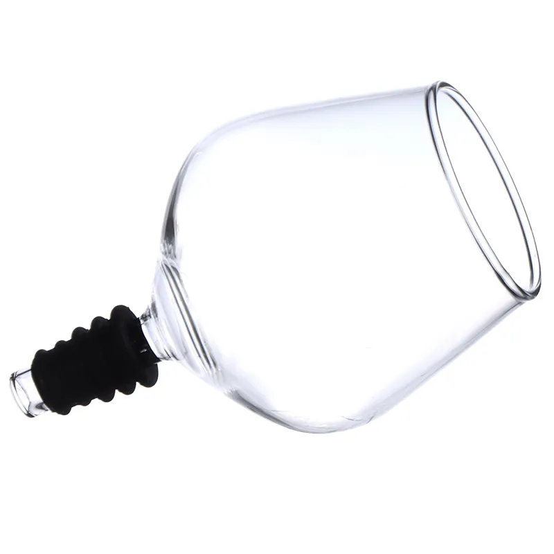 Into Your Wine Bottle The Red Wine Glass To Wine Glass Topper Glass That Insert Red Wine Champagne Glass Cup with