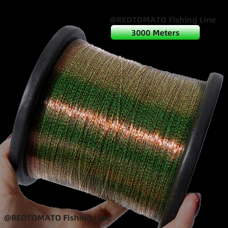 Invisible Fishing Line 3D Spoted Bionic Fluorocarbon Coated Monofilament Nylon Line Speckle Carp Algae Fishing Pesca Invisible Fishing Line 3D Spoted Bionic Fluorocarbon Coated Monofilament Nylon Line Speckle Carp Algae Fishing Pesca