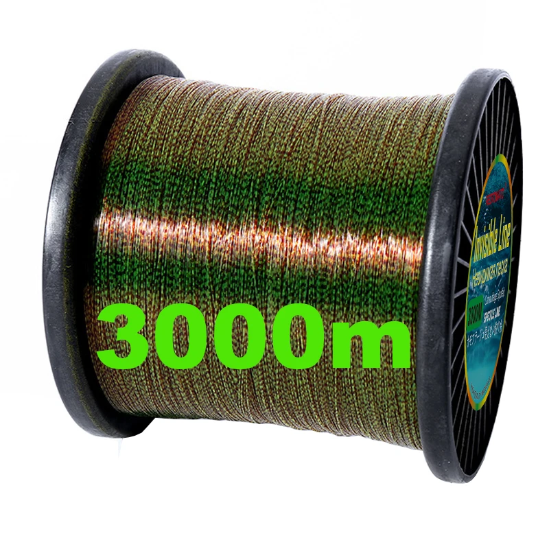 Invisible Fishing Line 3D Spoted Bionic Fluorocarbon Coated Monofilament Nylon Line Speckle Carp Algae Fishing Pesca Invisible Fishing Line 3D Spoted Bionic Fluorocarbon Coated Monofilament Nylon Line Speckle Carp Algae Fishing Pesca