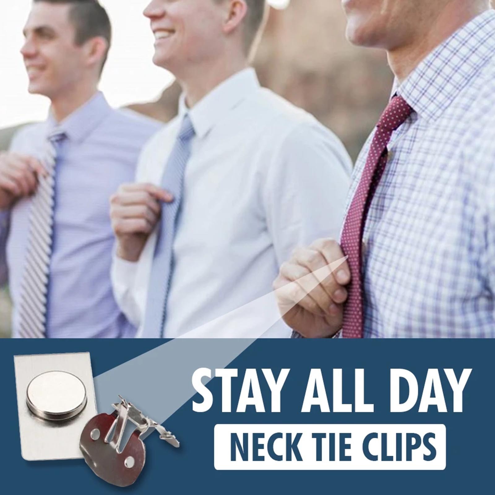 Invisible Magnetic Tie Clip