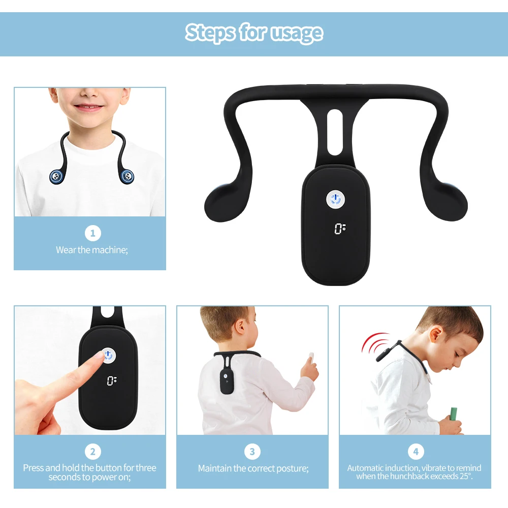Invisible Smart Posture Corrector Back Support Shoulder Spine Posture Correction Postural Brace Adult Children Health