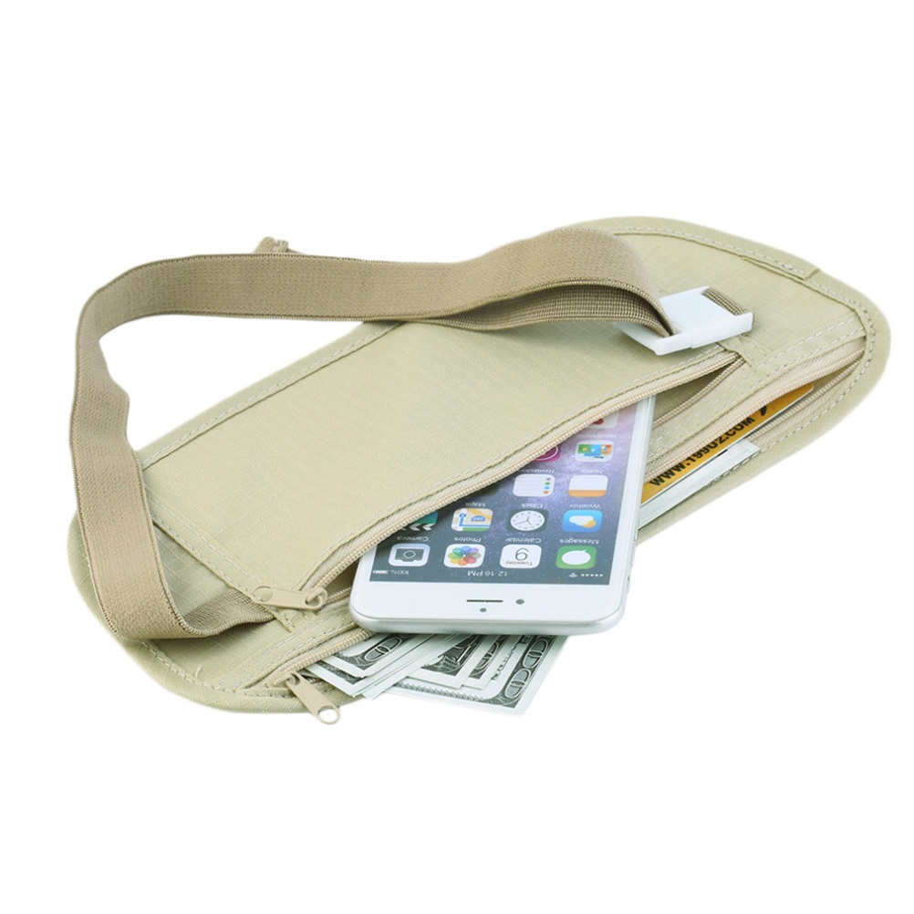 Invisible Travel Waist Packs Pouch for Passport Money Belt Bag Hidden Security Wallet Gift Travel Bag Chest Pack Money