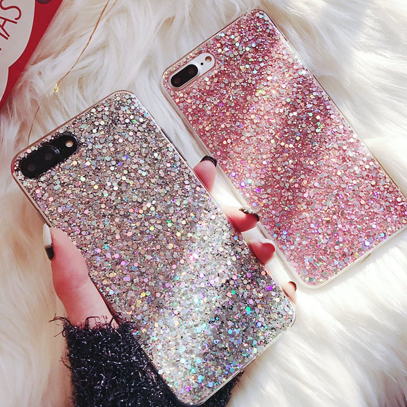 iPhone and Samsung Glitter Phone Cases