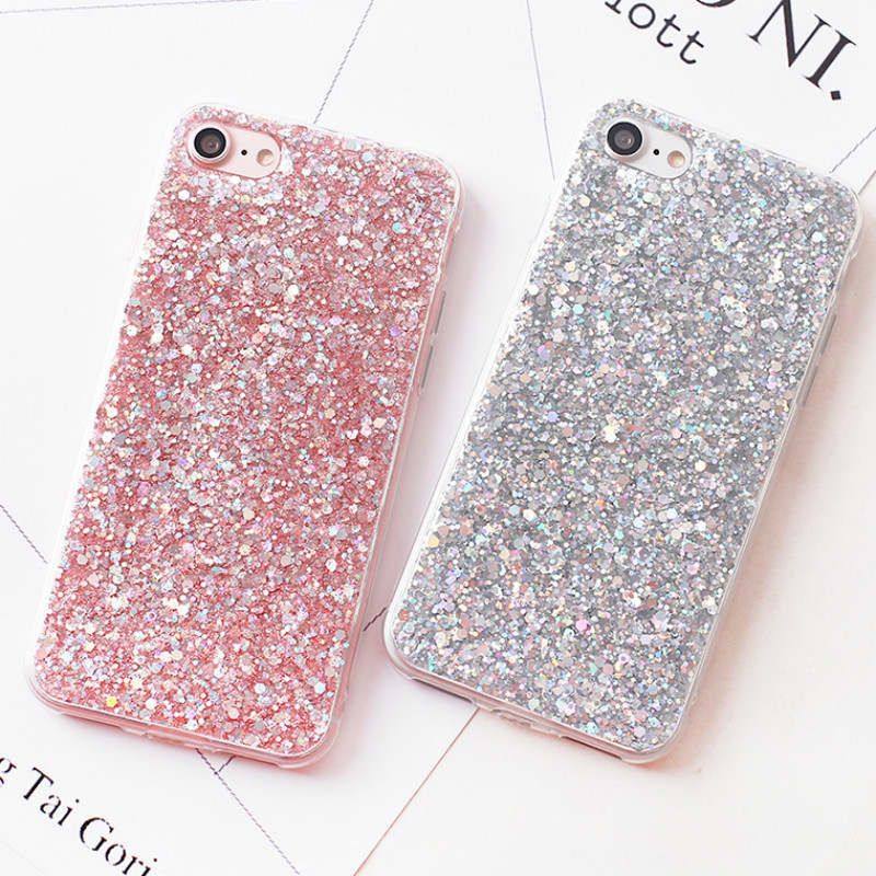 iPhone and Samsung Glitter Phone Cases