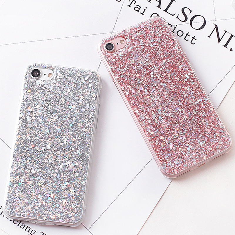 iPhone and Samsung Glitter Phone Cases
