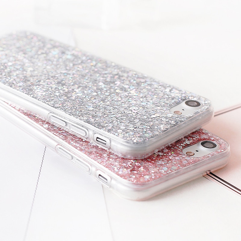 iPhone and Samsung Glitter Phone Cases