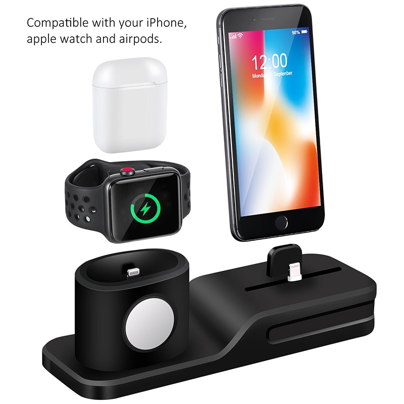 iPhone Charging Station with 3-in-1 Function iPhone Charging Station with 3-in-1 Function