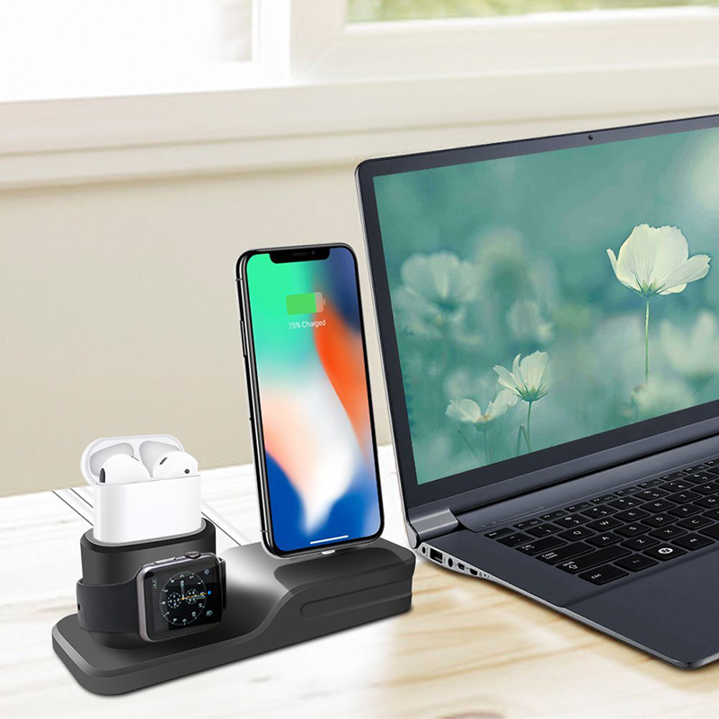 iPhone Charging Station with 3-in-1 Function iPhone Charging Station with 3-in-1 Function