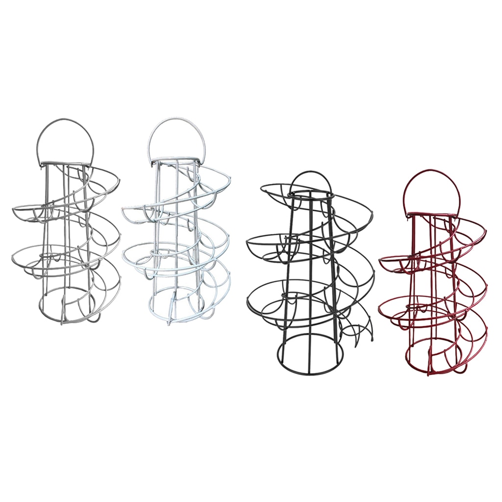 Iron 24 Eggs Spiral Egg Holder