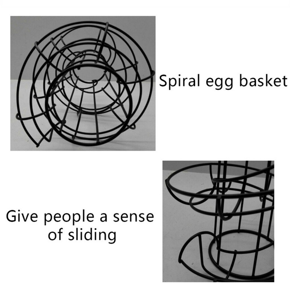 Iron 24 Eggs Spiral Egg Holder