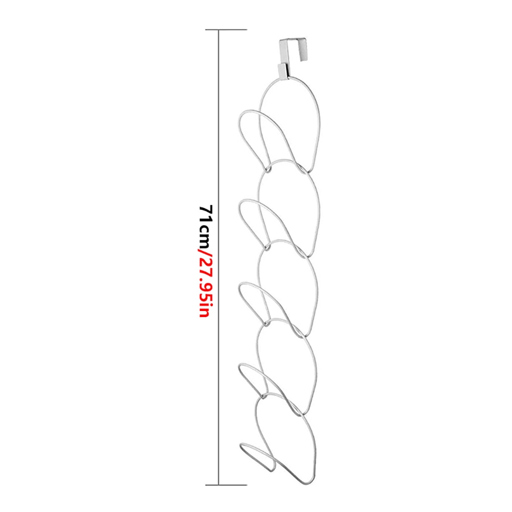 Iron Five Loop Hanging Hat Rack