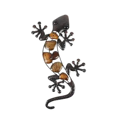 Iron Metal Gecko Wall Art Iron Metal Gecko Wall Art