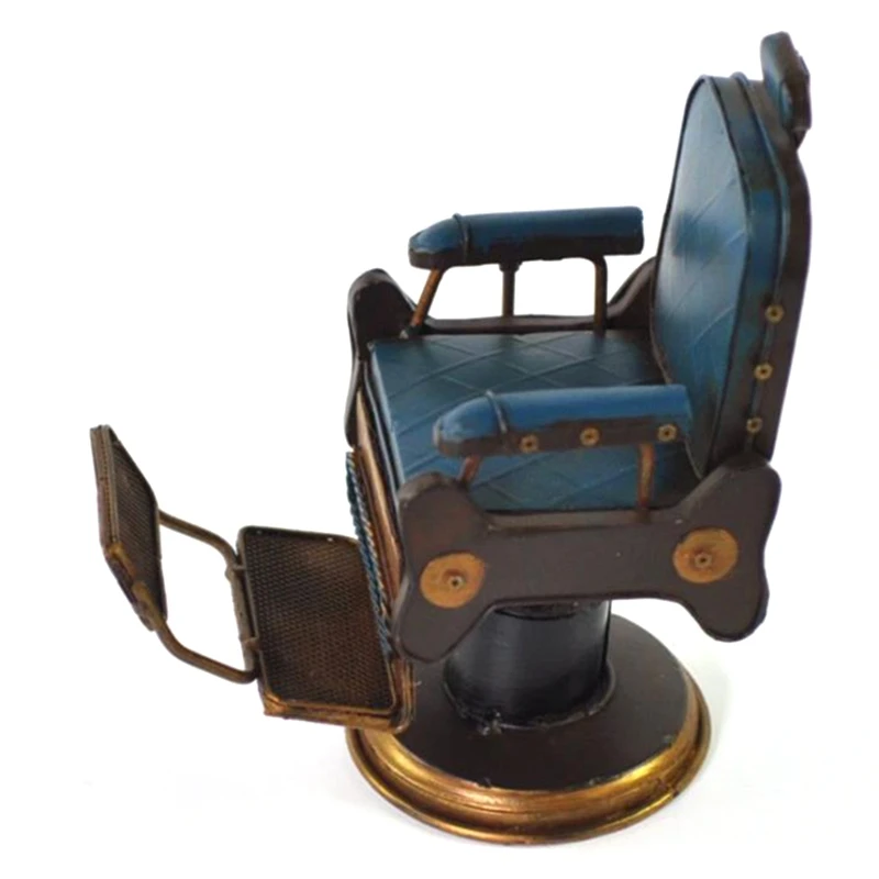 Iron Model Decorations Creative Crafts Barber Chair Micro-Metal Decoration Creative Home Furnishings Tinplate Iron Model Decorations Creative Crafts Barber Chair Micro-Metal Decoration Creative Home Furnishings Tinplate