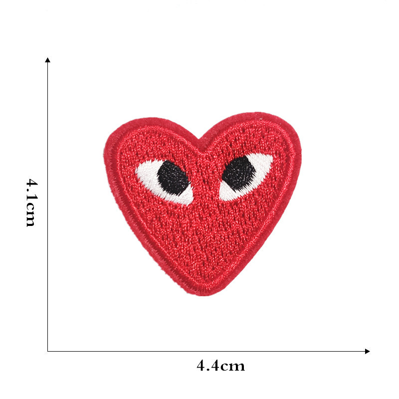 Iron On Heart Embroidery Patch Iron On Heart Embroidery Patch