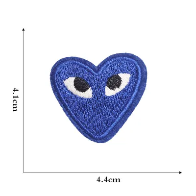 Iron On Heart Embroidery Patch Iron On Heart Embroidery Patch