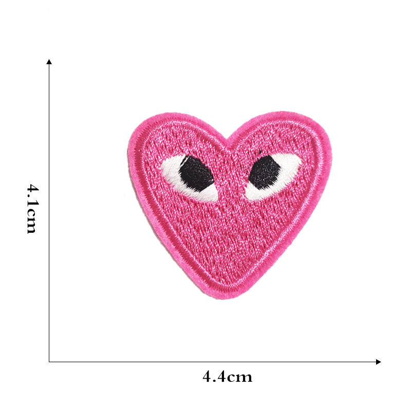 Iron On Heart Embroidery Patch Iron On Heart Embroidery Patch