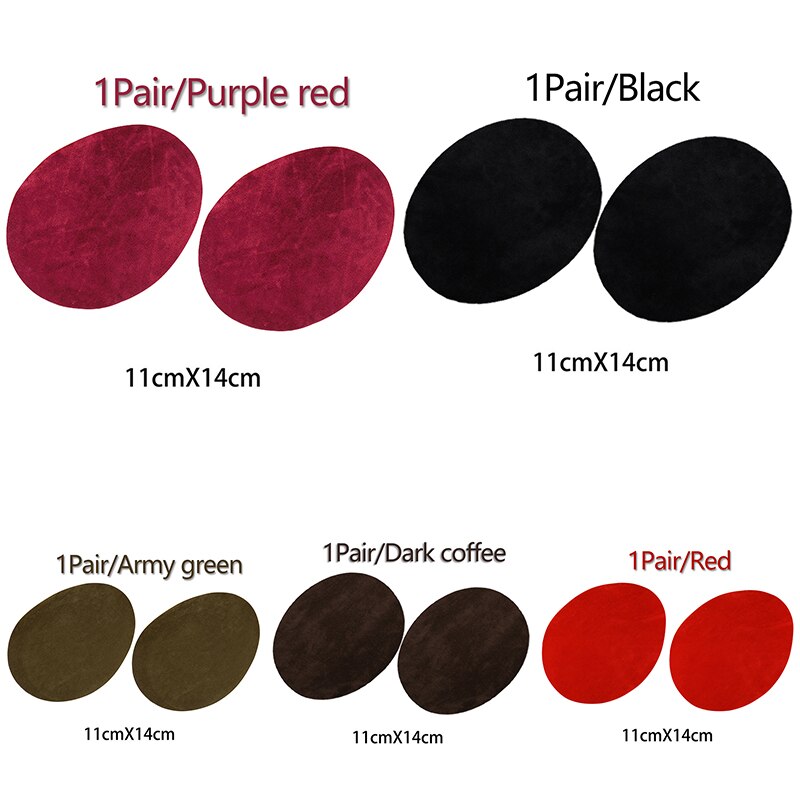Iron On Oval Elbow Patch for Jacket (2 pcs) Iron On Oval Elbow Patch for Jacket (2 pcs)