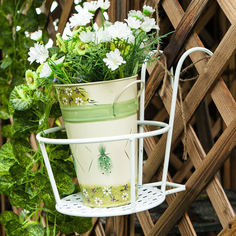 Iron Over the Railing Plant Hanger