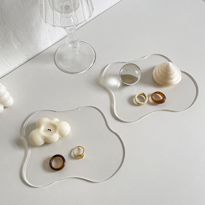 Irregular Shape Clear Acrylic Coaster Irregular Shape Clear Acrylic Coaster