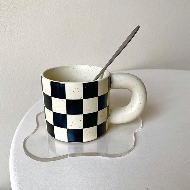 Irregular Shape Clear Acrylic Coaster