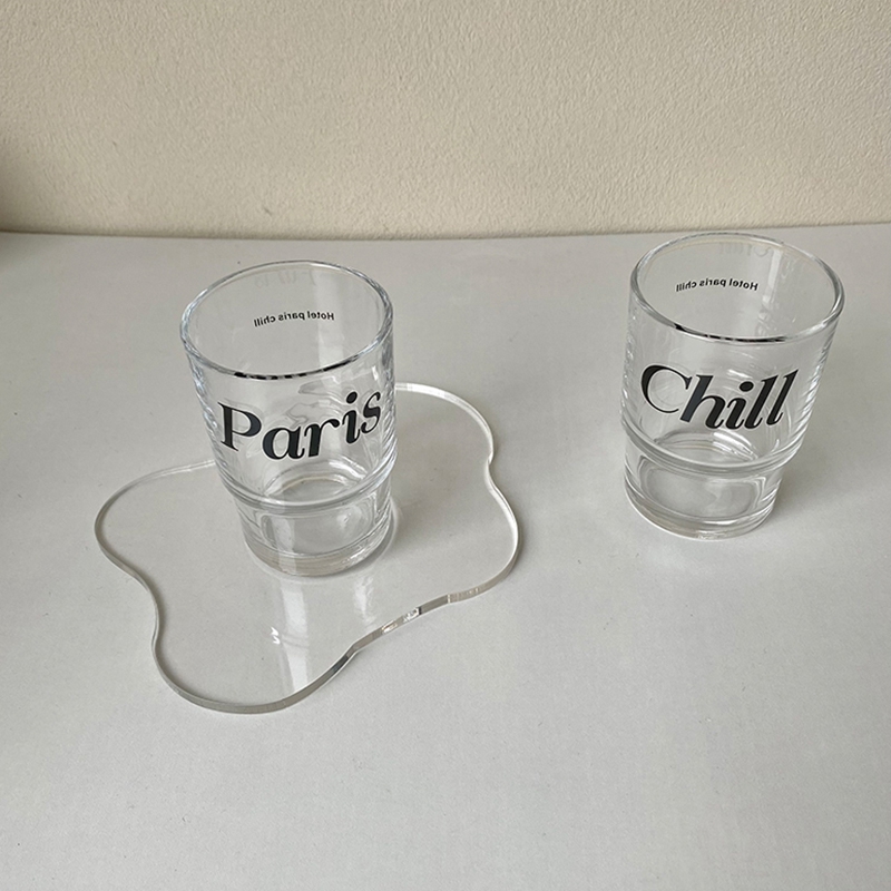 Irregular Shape Clear Acrylic Coaster
