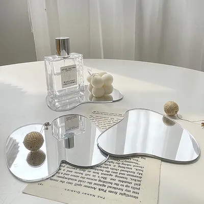 Irregular Shape Nordic Mirror Coaster (3 pcs)