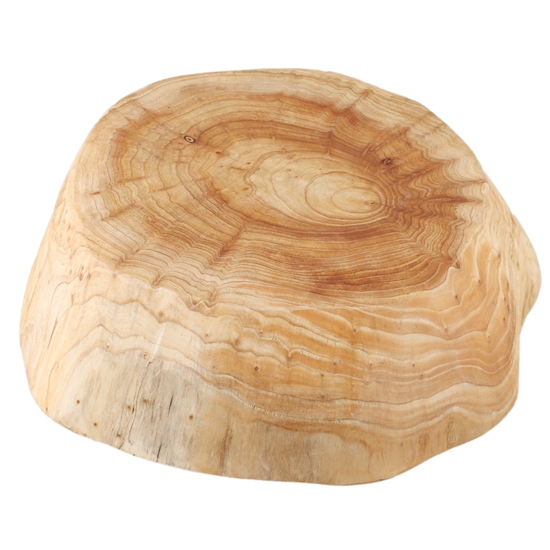 Irregular Shape Wood Fruit Bowl