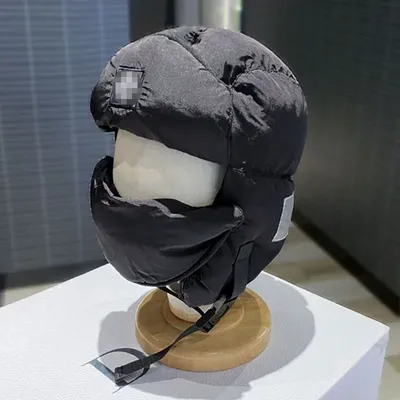Japan South Korea Minimalist Down Jacket Cotton Ear Protection Hat for Women's Winter Mask Ski Men's Windproof Cycling Japan South Korea Minimalist Down Jacket Cotton Ear Protection Hat for Women's Winter Mask Ski Men's Windproof Cycling