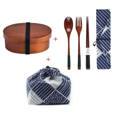 Japanese Bento Box Wooden Dinnerware Set Japanese Bento Box Wooden Dinnerware Set