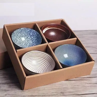 Japanese Rice Bowl Set (4 Pcs) Japanese Rice Bowl Set (4 Pcs)