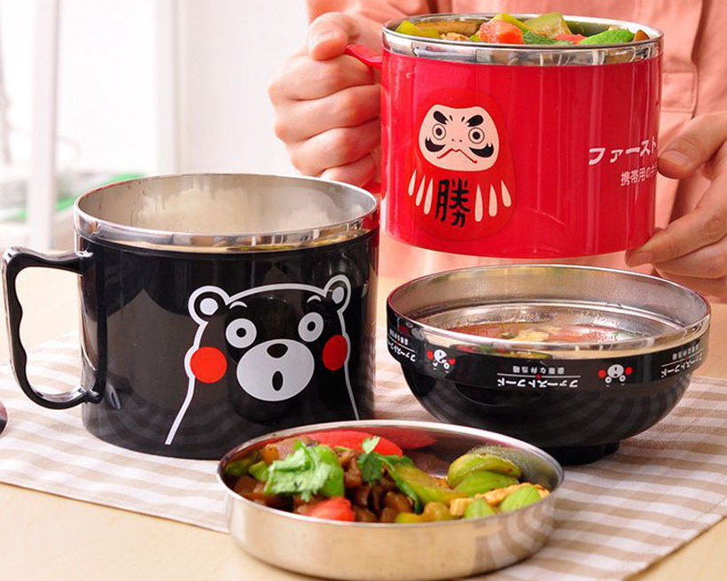 Japanese Style Food Thermos Lunch Box Bowl Japanese Style Food Thermos Lunch Box Bowl