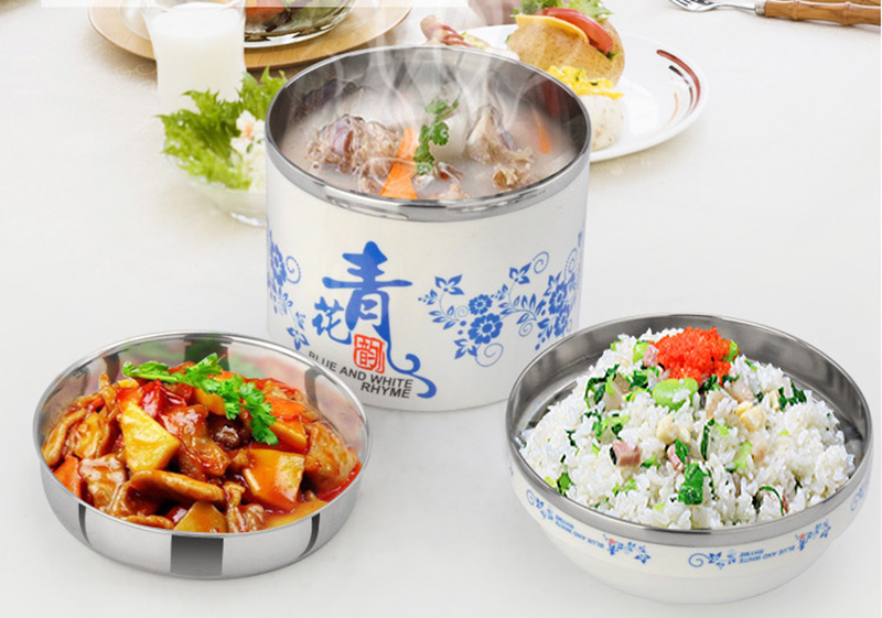 Japanese Style Food Thermos Lunch Box Bowl